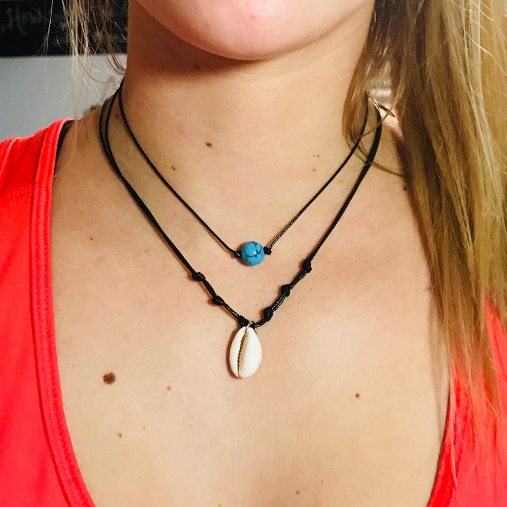 Shell necklace set 💜